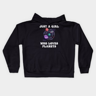Best Planet Art Girls Kids Solar System Science Outer Space Kids Hoodie